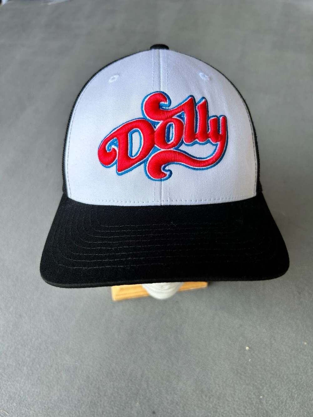 Dolly Parton Logo Script Embroidery Mesh Snapback Trucker Hat H199